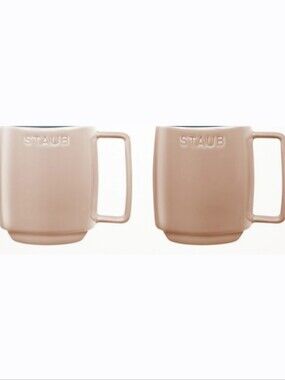 STAUB Z1032-791 Stacking Mug  M  Light Pink  11.8 fl oz  Ceramic Set